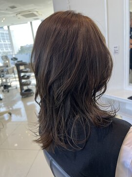 エアー 青山(AIR) ソフトウルフレイヤーカット