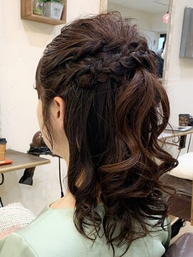 レガロヘアーデザイン(Regalo hair design) Regalo ハーフアップスタイル
