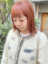 ラミエバイメルト 下北沢(lamie by melt)&nbsp;20代人気顔まわりレイヤー秋こっくり暖色オレンジベージュ/毛利