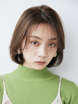 コムマティス 恵比寿ガーデンプレイス(Comme Matisse) @yupipipi726.くびれヘア/グレージュ/顔まわりカット[恵比寿]