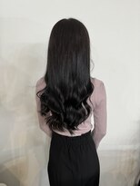 イオエ 岡本(ioe)&nbsp;黒髪/グレーベージュ/レイヤーロング/前髪パーマ/艶髪/髪質改善