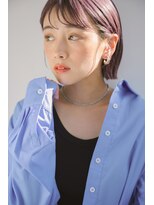 リトル 八戸(little)&nbsp;イヤリングカット切りっぱなしボブ