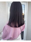 haru  グレージュ　暗髪　ミディアム　久留米
