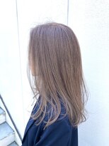 ヘアサロン ナノ(hair salon nano)&nbsp;白髪ぼかしハイライト×グレージュカラー