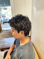 アンソル オブ リシェール(N'SOL of RICHAIR)&nbsp;ベリーショート/ダークアッシュ/ニュアンスパーマ/韓国マッシュ