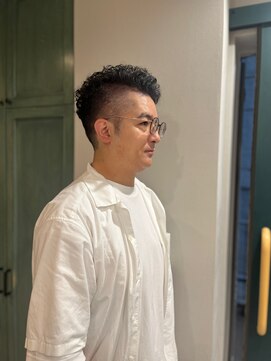 ヘアサロン ナノ(hair salon nano) メンズ刈り上げ×パーマスタイル