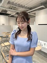 ソア(soa)&nbsp;パーティーヘア　ハーフアップ