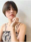 ブルーブラック 美髪 丸みヘア 艶カラー 透明感