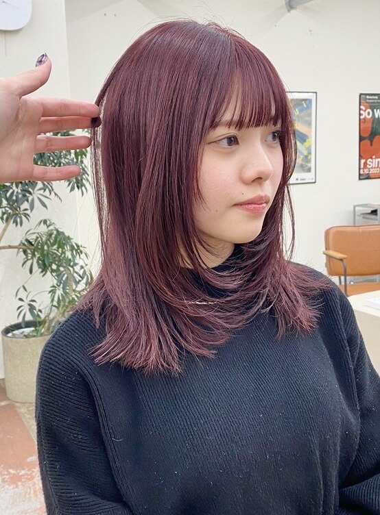 2025年秋】ピンクパープルの髪型・ヘアアレンジ｜人気順