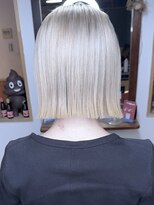 ブレイズヘアー(BLAZEhair)&nbsp;【人気スタイル】ホワイトミルクティ×ブリーチ３回