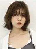 無造作ボブ