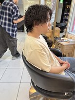 アイズ 海老名(AIZU) ツイストスパイラルパーマ ウルフパーマ メンズパーマ 眉毛