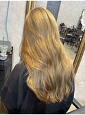 orso hair x イエローオリーブベージュ