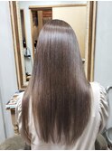 つやさらストレート＋ミルクティーカラー