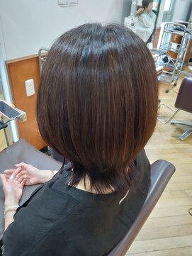 松本平太郎美容室 立川店 【立川　セミロングレイヤー ハイライト 30代40代50代】