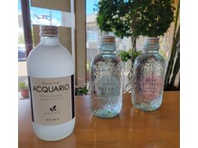 ビーワンを使用して髪と身体にやさしい施術を行います。