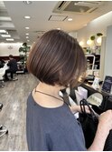 大人ボブ　ナチュラルハイライト
