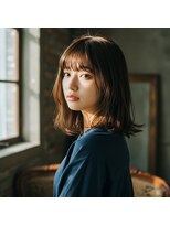 コトナ 越谷店 ミディアム レイヤーカット 顔周りレイヤー 透明感 20代30代40代