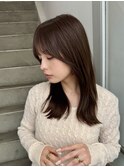 レイヤー/セミロングボブ髪質改善縮毛矯正白髪ぼかしショート