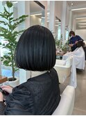 内巻きボブ