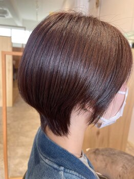 カラー専門店 パレットの写真/髪に優しいオーガニックカラーで、艶感・透明感・色持ち◎優しいカラー剤で安心してオシャレを♪