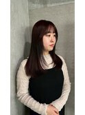 着物ヘア/大人ガーリー/ダークアッシュ/似合わせカット//渋谷