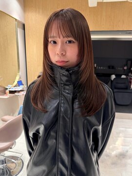 ソラス 緑地公園店(SOLAS) ブラウンカラー×レイヤーカット