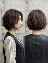 リトマス 二子玉川(litmus)&nbsp;二子玉川/脱白髪染め/ショートボブ/髪質改善　パーマ