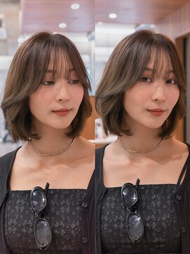 メラク 渋谷(Merak) 【大人可愛い】ぱつっと外はねボブ　20～40代