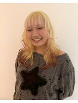 グッドフェローズ キタホリエ(GoodFellas kitahorie)&nbsp;ブリーチ×レイヤーの透明感ハイトーンカラーデザインカラー艶感