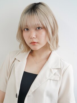 ヘアアンドメイク ニューヨーク ニューヨーク 長岡天神店(Hair&Make NYNY) 結んでも可愛い小顔レイヤー♪まろやかミルクティーベージュ