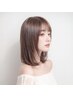 【全員】小顔カット＋質感再整縮毛矯正