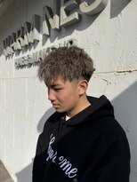 ウォームネスト(WARM NEST)&nbsp;縦落ちツイスパ×ミルクティーベージュ
