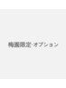 【梅園限定・オプション】ショートヘッドスパ/約10分