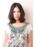 艶感たっぷり!ナチュラルウェーブヘア    森脇