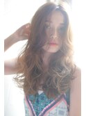 長め前髪でセクシー☆小顔なエアウェーブ〔Belle原宿〕