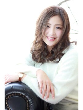 エフエフヘアー(ff hair) 【ffhair】大人かわいい☆ゆるふわセミディ