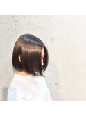 【SUAVE/北巽】ワンレンボブ×パールグレージュ☆