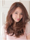 柔らかウェーブ♪キレイめロング
