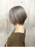 【MIRAC町田店河原崎】ホワイティーグレージュショートレイヤー