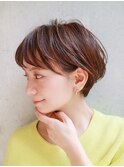 【DaVin中目黒】アッシュブラウン_マニッシュショート_小顔
