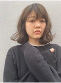 ミディアムレイヤーボブ