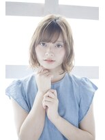 アジュテ(ajouter) ゆるカールの外ハネボブ