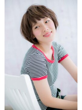 ヘアアンドビューティー ミック(Hair & Beauty miq) ダークブラウン★大人ガーリークールショートa1