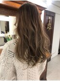 【invitation】グラデーションミルクティーベージュ