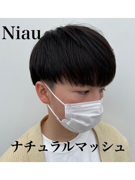ニアウ 太田店(Niau) ナチュラルマッシュメンズマッシュ韓流スタイルスパイラルパーマ