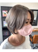 ブリーチ一回☆プラチナグレージュ