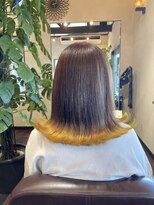 ヘアメゾンマリー(Hair Maison Marry) スソカラーイエロー