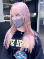 アルバム 池袋(ALBUM) ホワイトピンク_グレージュカラーボブウルフ_ba414051