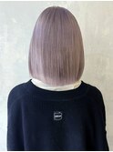 ラベンダーグレー_チェリーブラウンフェミニンロング_ba374892